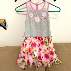 Nanette Lacey tank w/sheer floral skirt